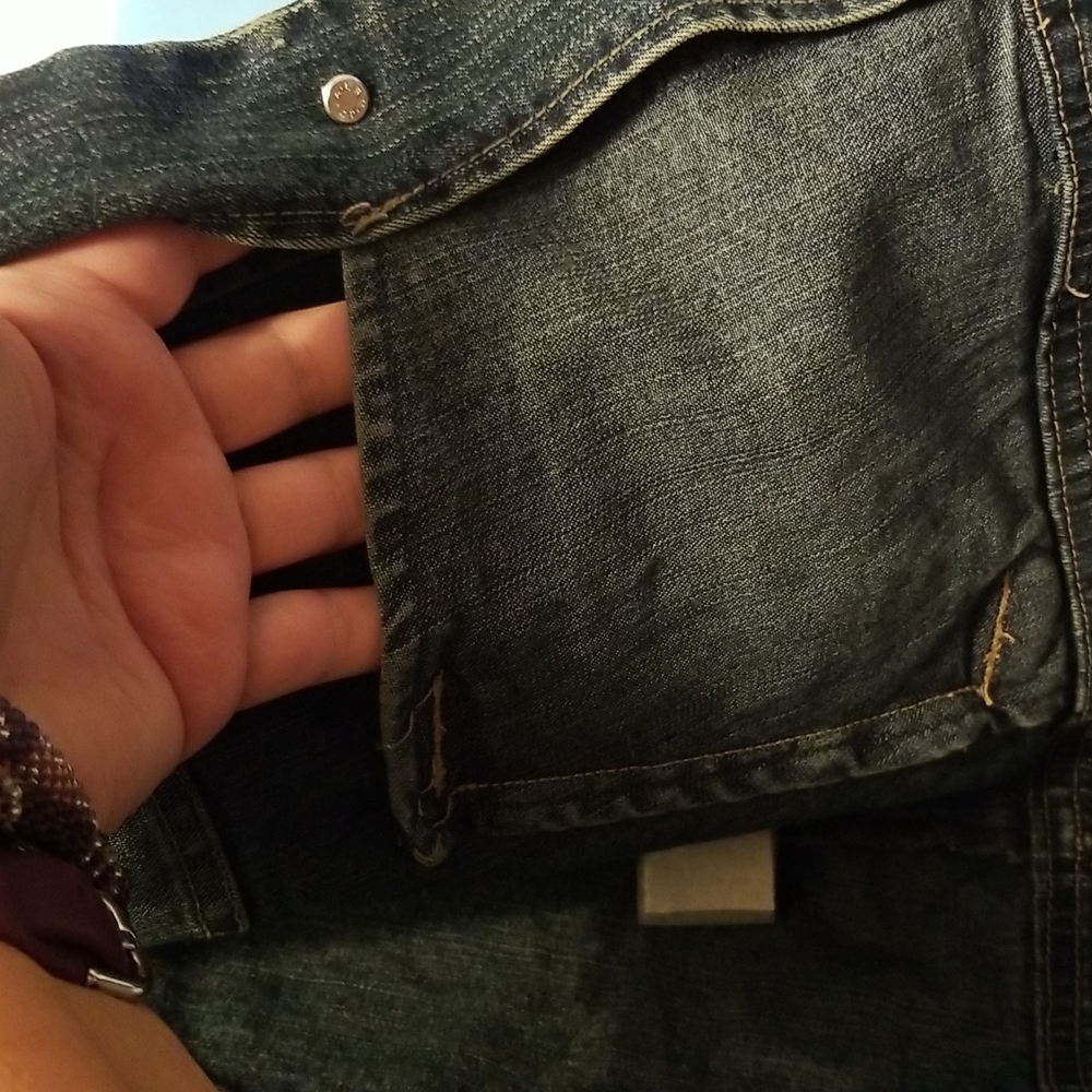 Denim jacket button front - Picture 5 of 6